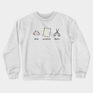 Stone Parchment Shears Crewneck Sweatshirt